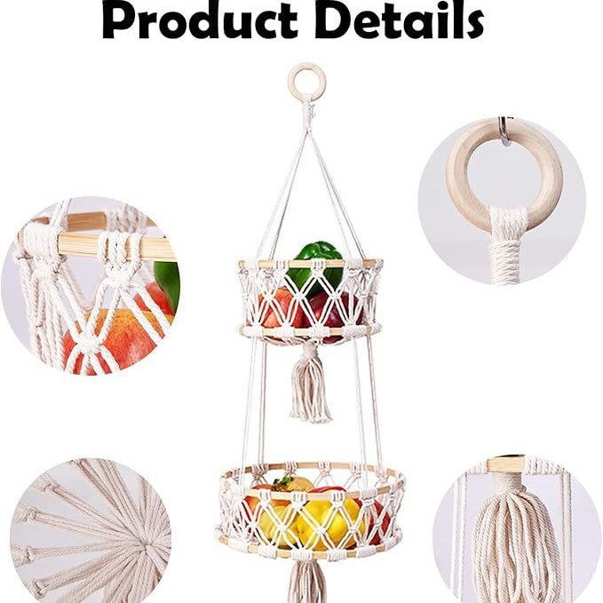Hanging Macrame Plant Holder