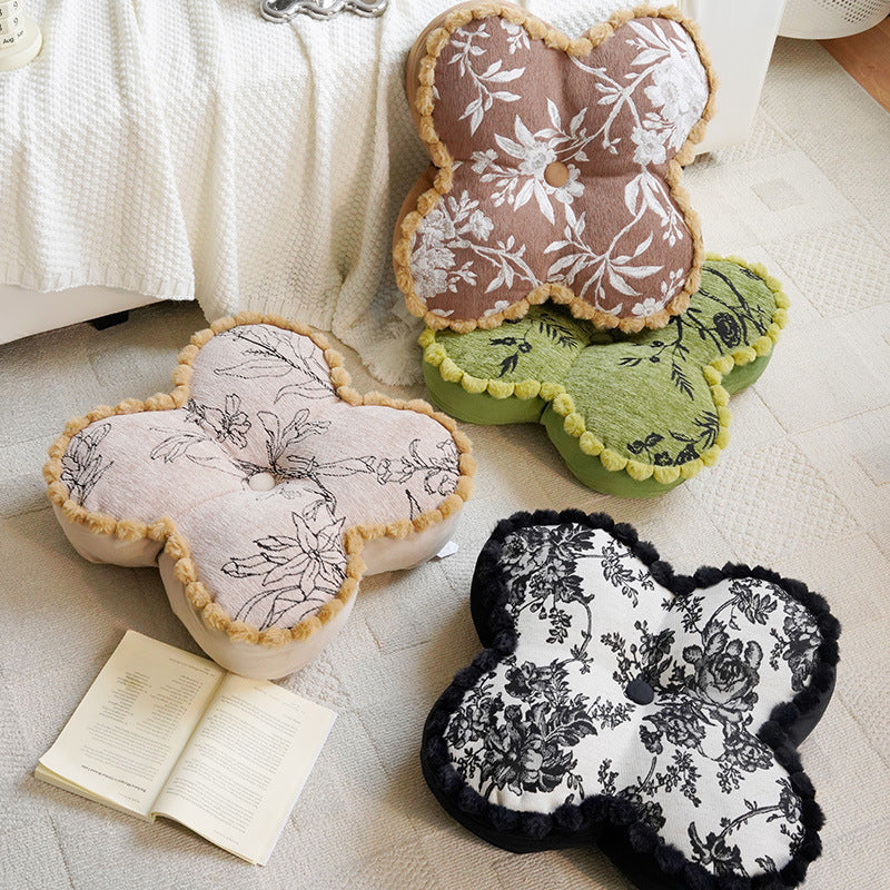 Floral-Inspired Decorative Pillow