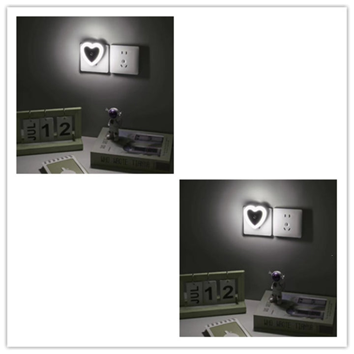 LED Heart-Shaped Night Light