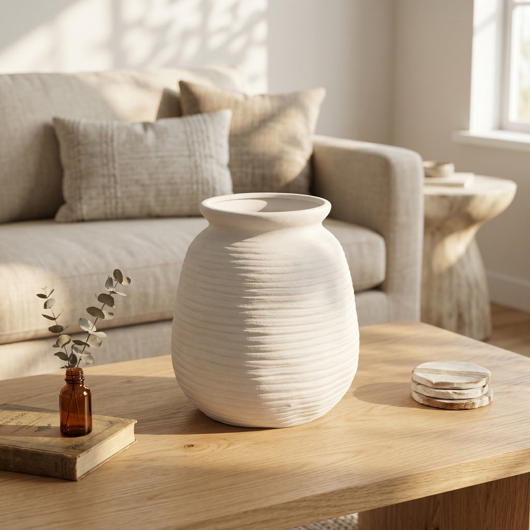 Handcrafted ceramic vase