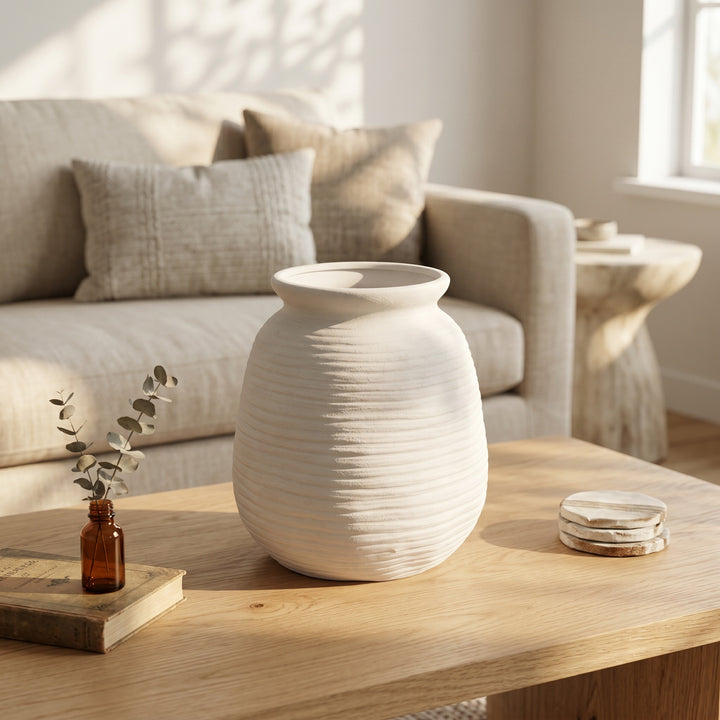 Handcrafted ceramic vase