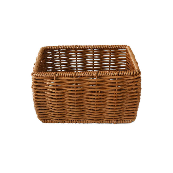 Handcrafted Woven Storage Basket with Open Top