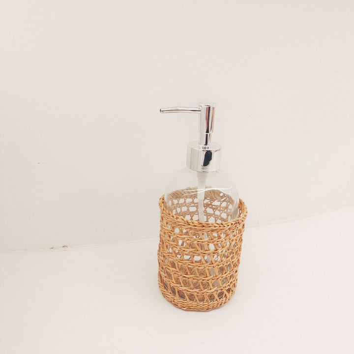 Decorative Woven Soap Dispenser