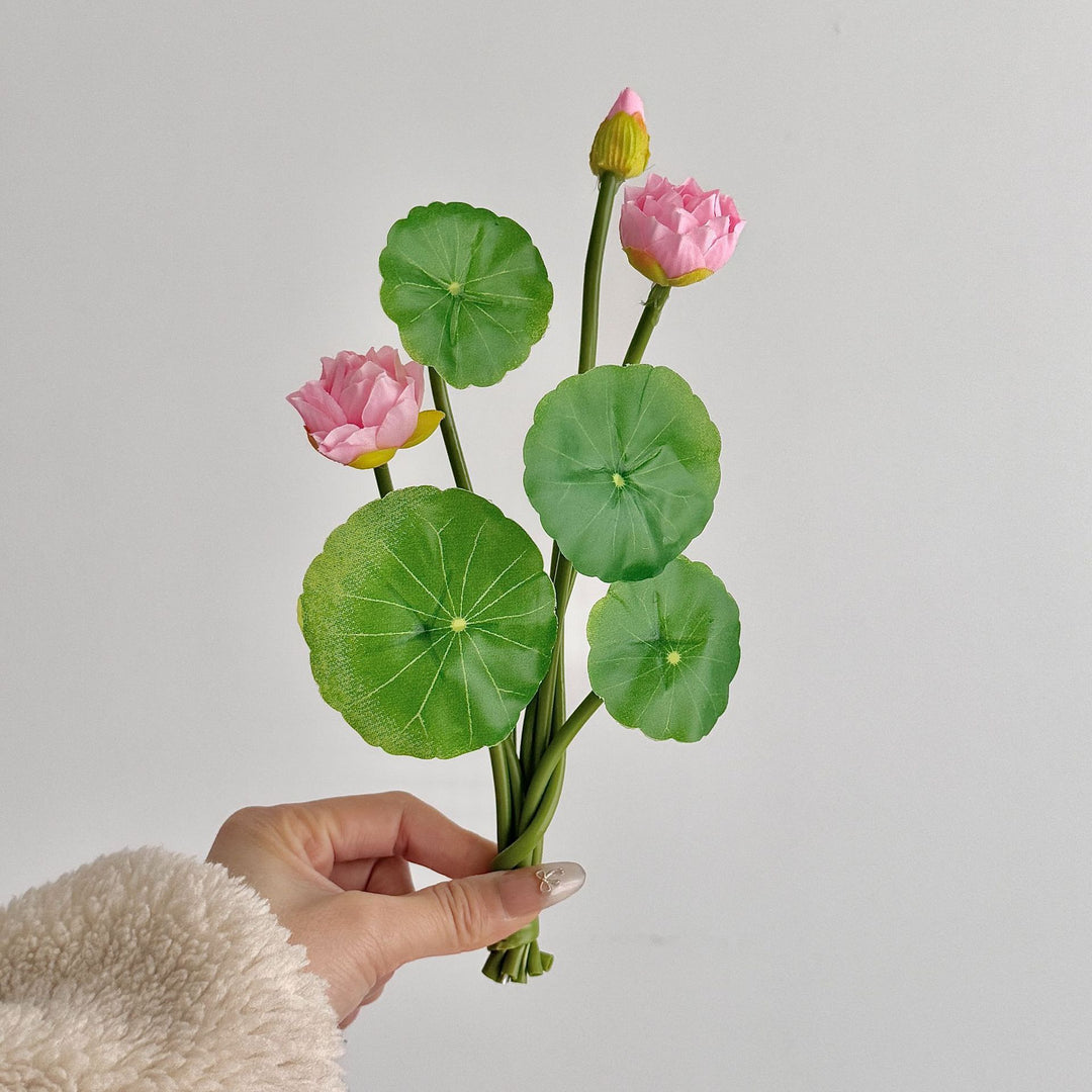 Artificial Lotus Flower Bouquet