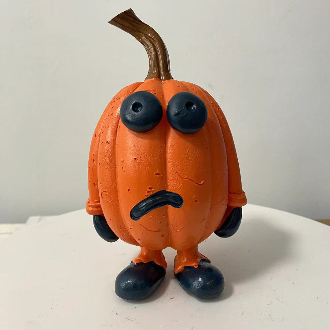 Funny Halloween Pumpkin Figure