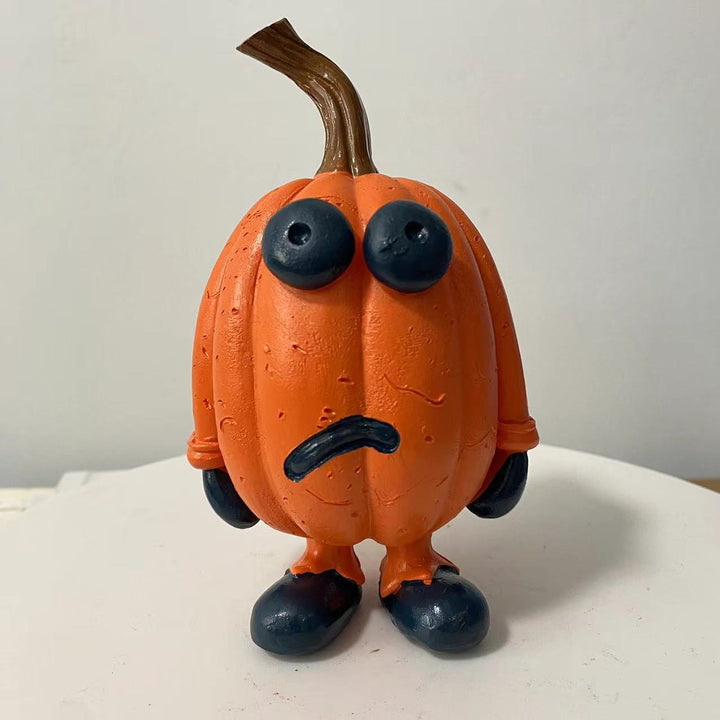 Funny Halloween Pumpkin Figure