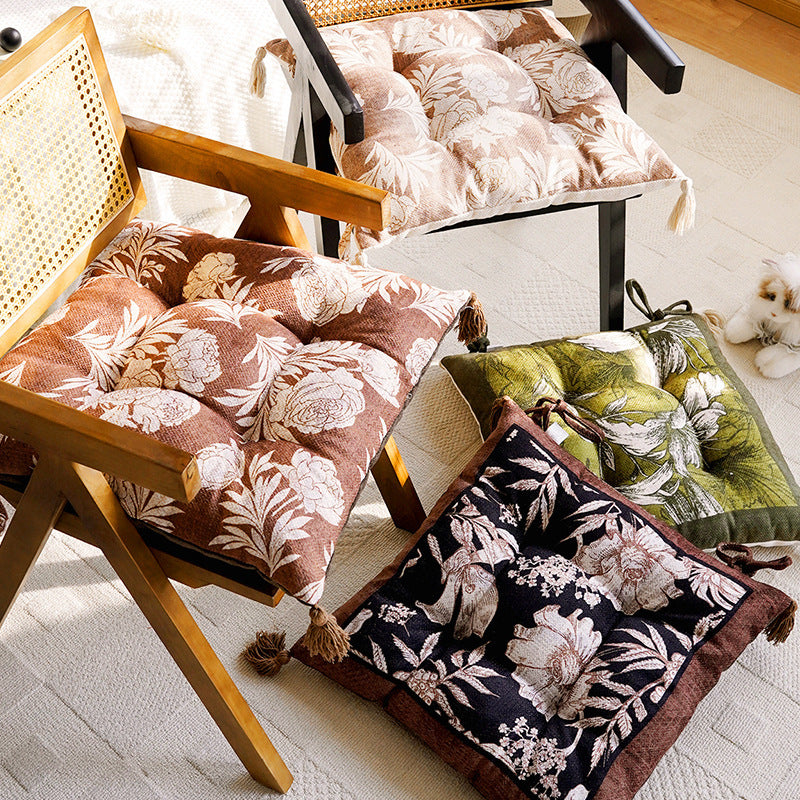 Floral Patterned Decorative Floor Cushion