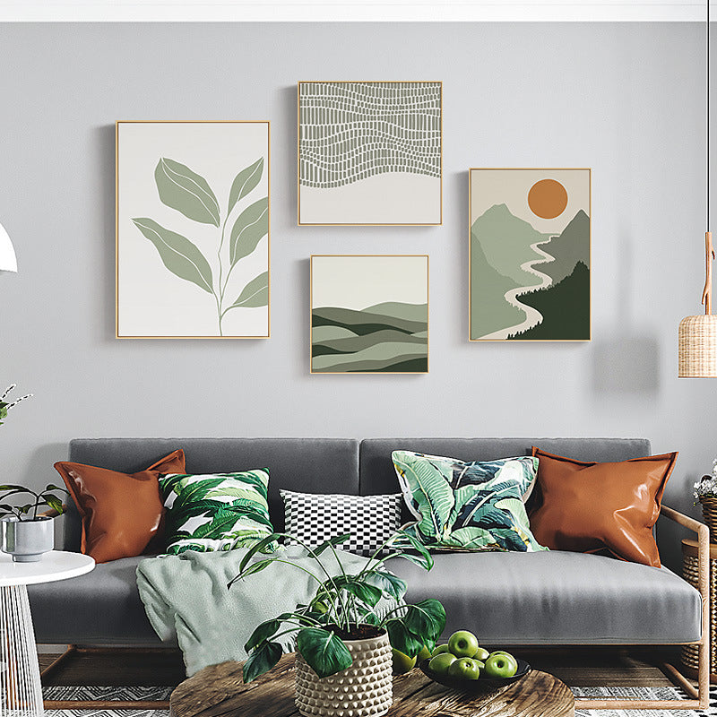 Abstract Wave Design Framed Wall Art