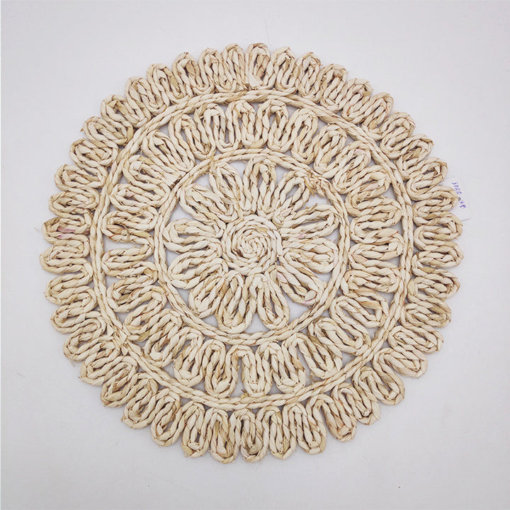 Round braided rug