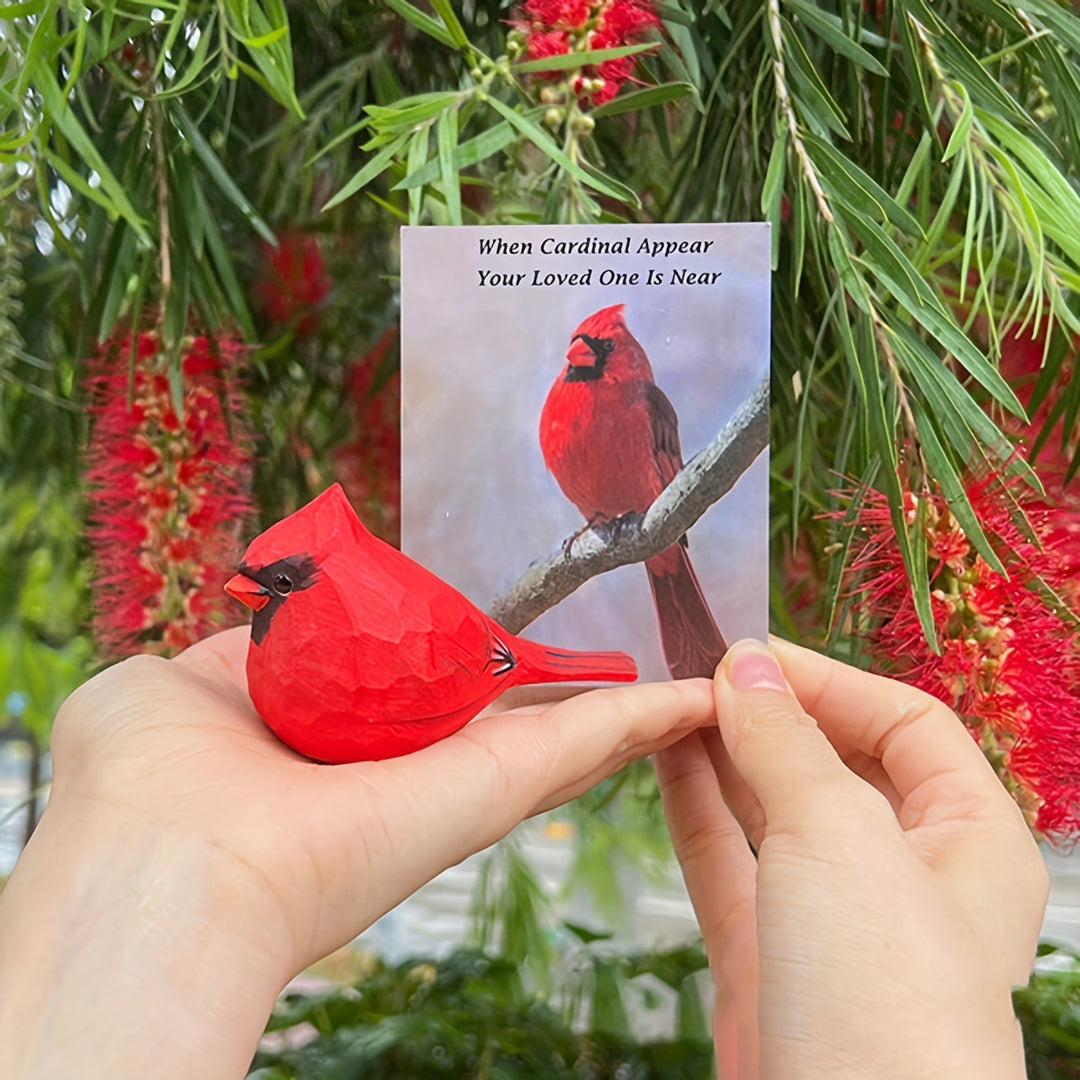 Wooden Bird Figurines