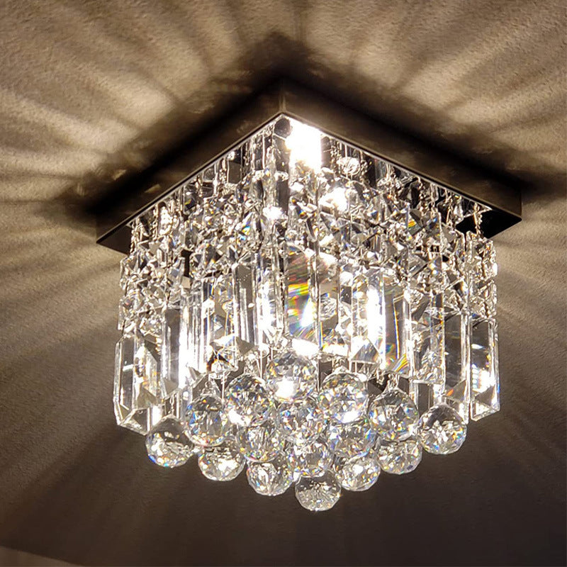 Crystal Layer Chandelier