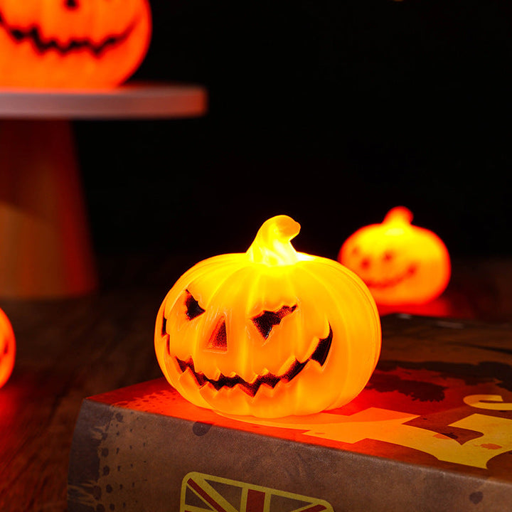 Decorative Halloween light with pumpkin motif