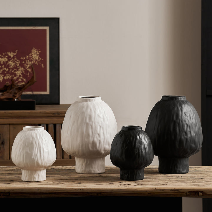 Decorative ceramic vase in modern design