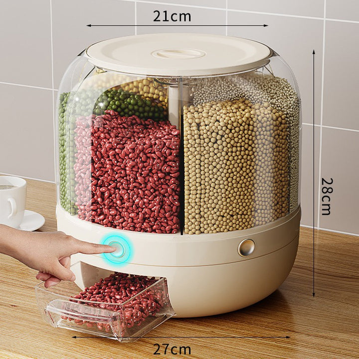 Smart Multi-Compartment Grain Storage Container