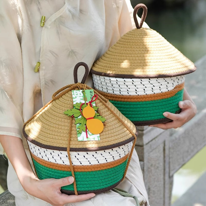 Playful storage basket