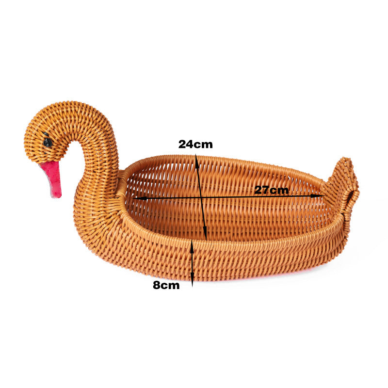 Decorative Wicker Duck