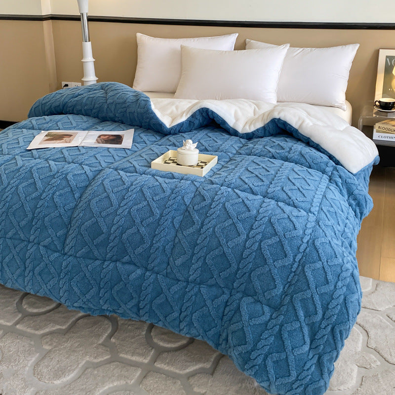 Reversible Plush Bed Blanket Avarnia