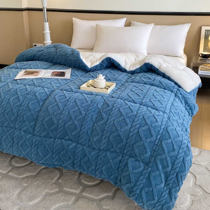 Reversible Plush Bed Blanket Avarnia