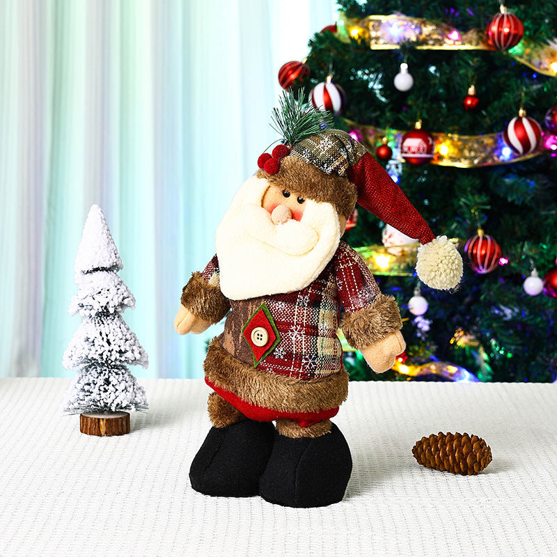 Cute Christmas decoration figure in reindeer look