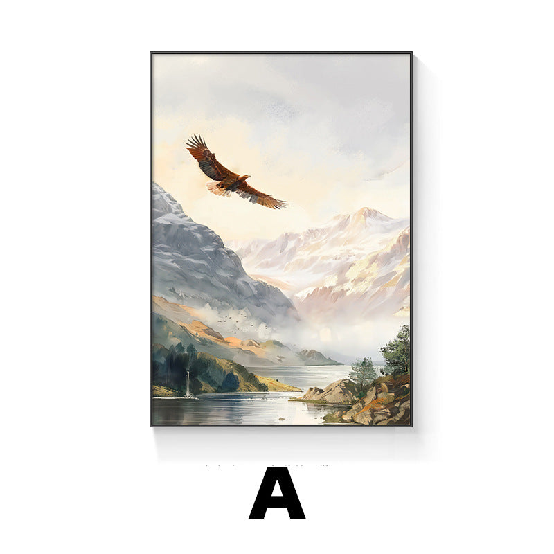 Decorative Mountain Landscape Wall Art