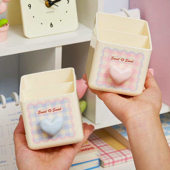 Cute Multi-Compartment Desk Organizer