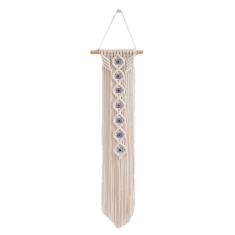 Macrame Decorative Wall Hanging with Eye Design