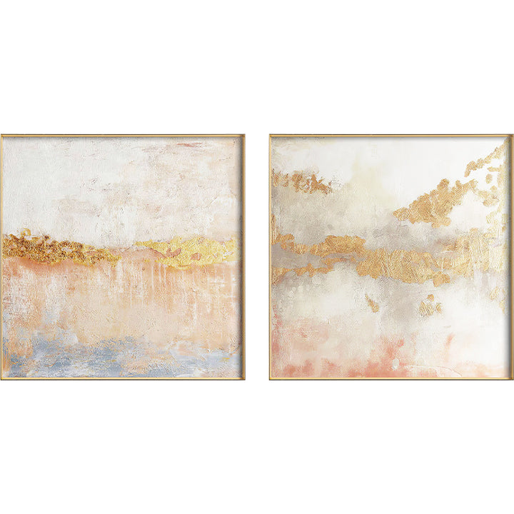 Abstract Textured Framed Wall Art