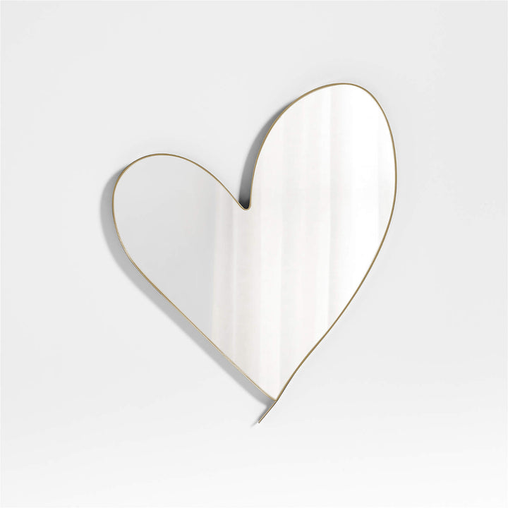 Heart-Shaped Decorative Wall Mirror