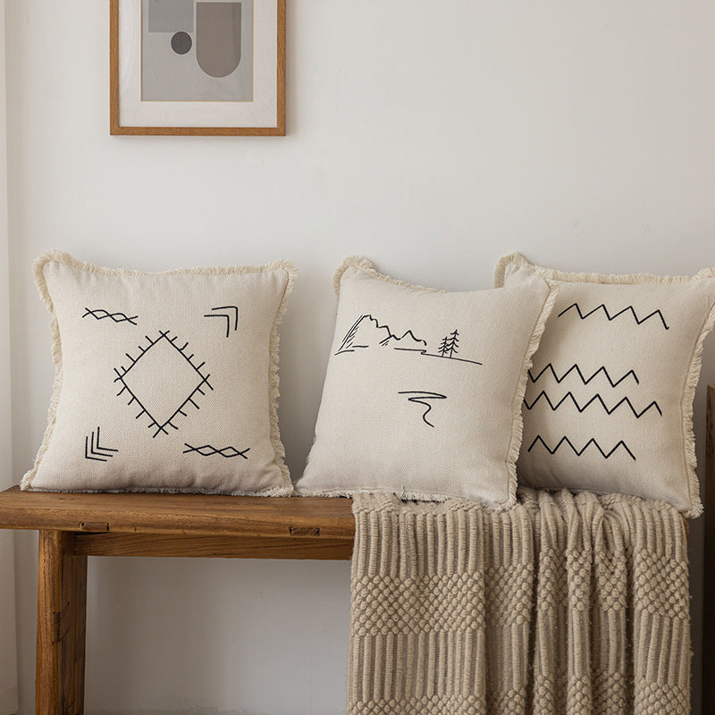 Coastal-Themed Decorative Throw Pillow