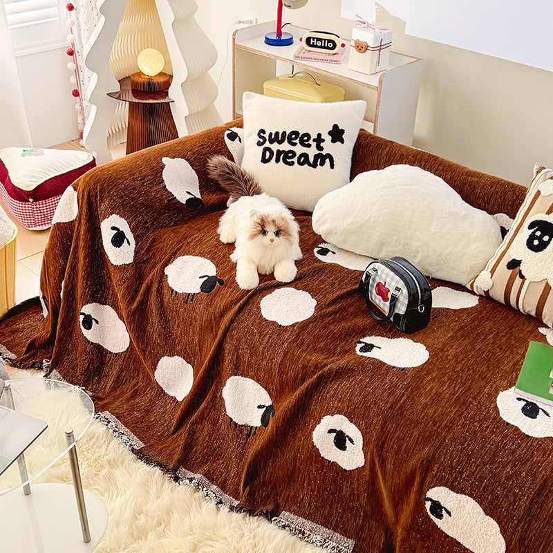 Decorative Throw Blanket for Living Room Comfort