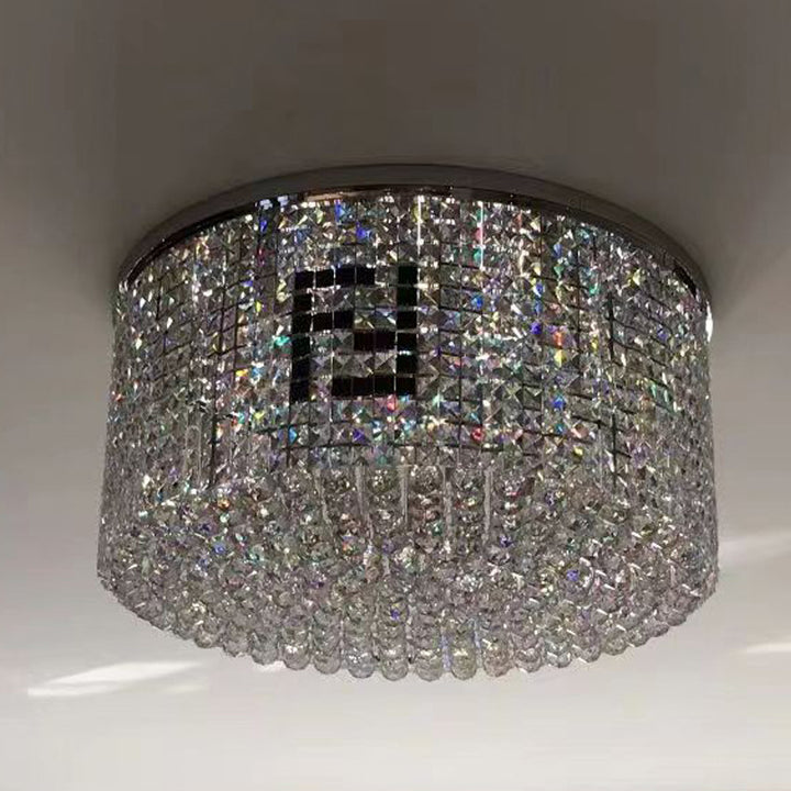 Crystal Cascade Ceiling Light