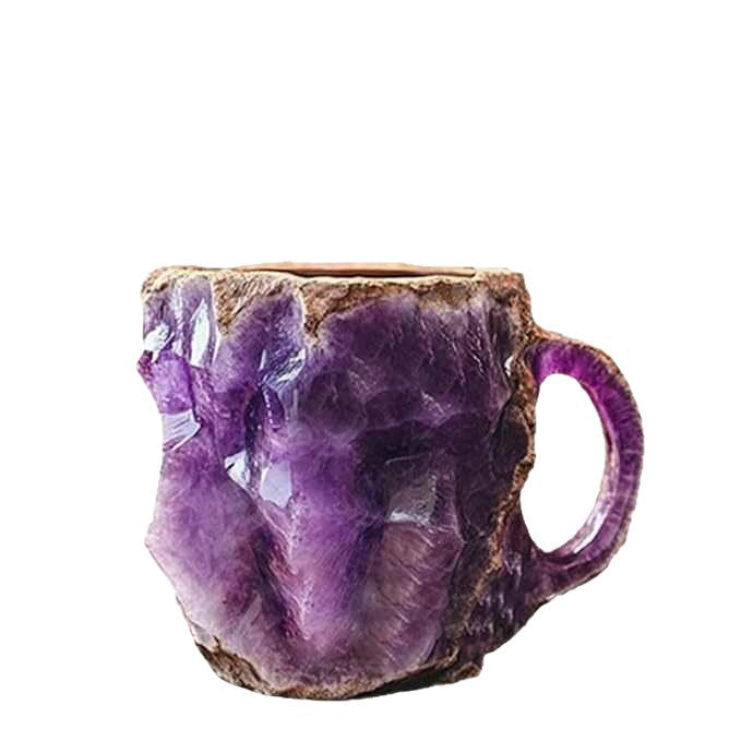 Artistic Stone-Molded Coffee Mug