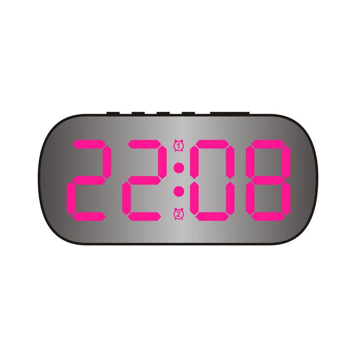 Digital alarm clock with temperature and hygrometer function
