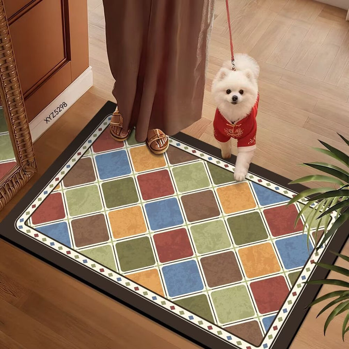 Colorful Patterned Floor Mat