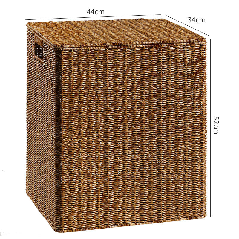 Decorative Woven Laundry Basket