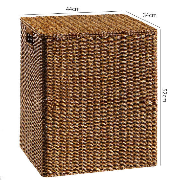 Decorative Woven Laundry Basket