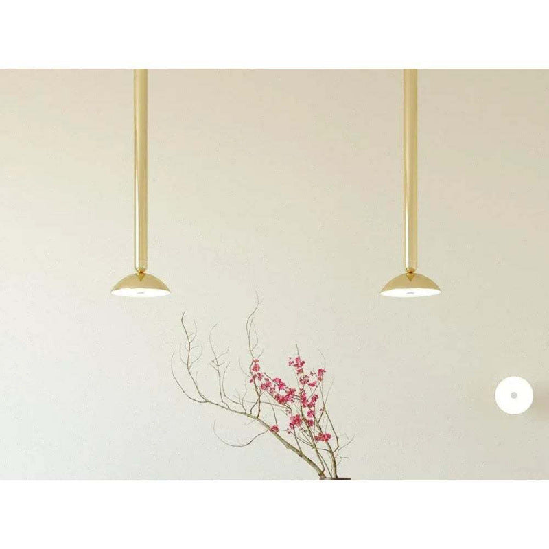 Contemporary metal pendant light