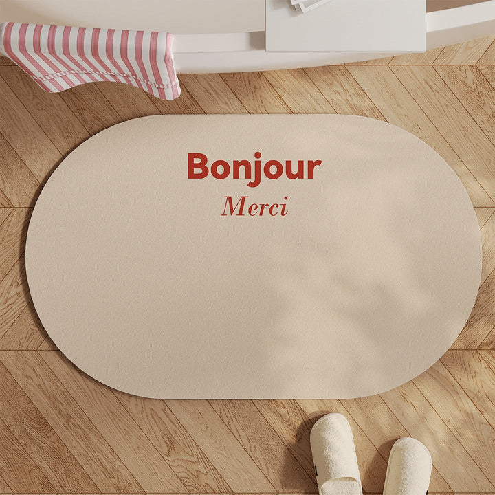 Inspirational Quote Bath Mat