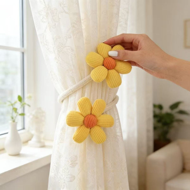 Decorative curtain holder