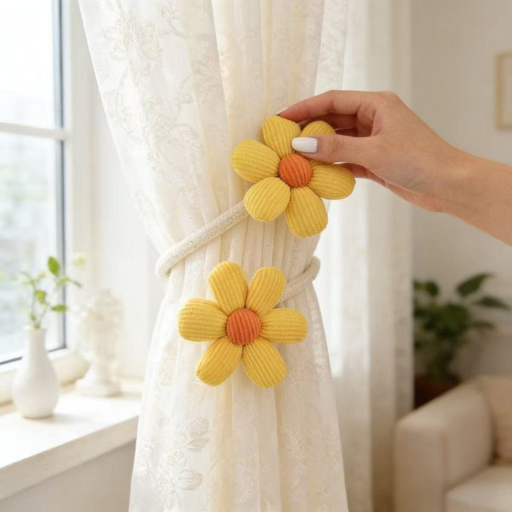 Decorative curtain holder