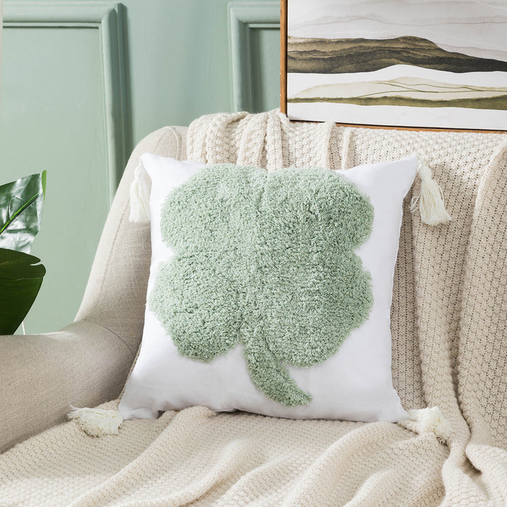 Textured Pom-Pom Decorative Throw Pillow