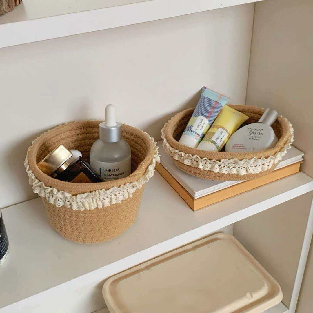 Handcrafted storage basket