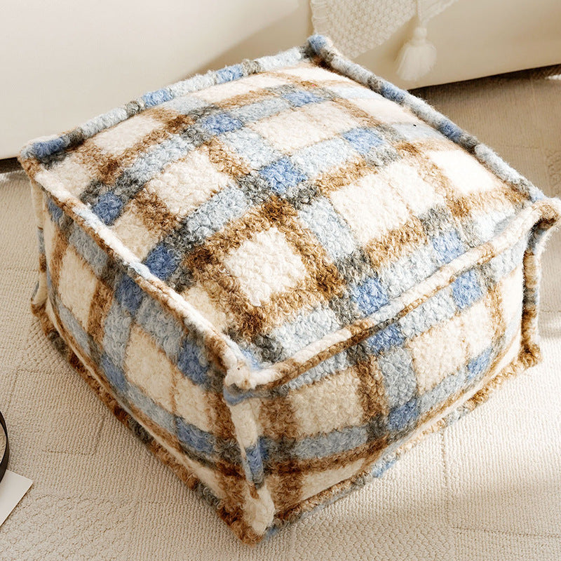 Cozy Textured Floor Pouf