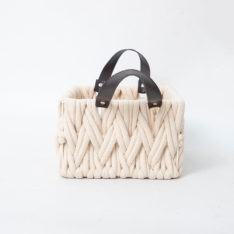 Stylish Textured Storage Basket