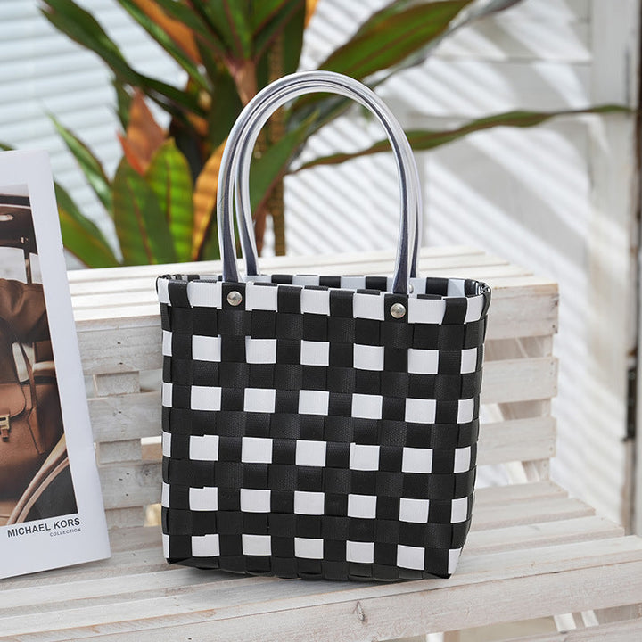 Woven Basket Bag