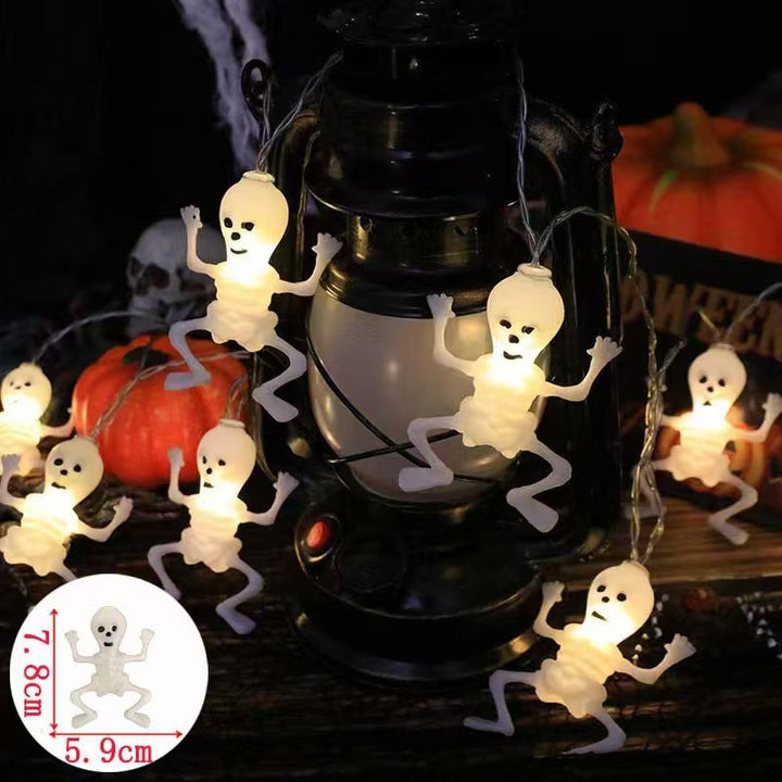 Decorative Halloween LED Pumpkin Ghost Bat String Lights