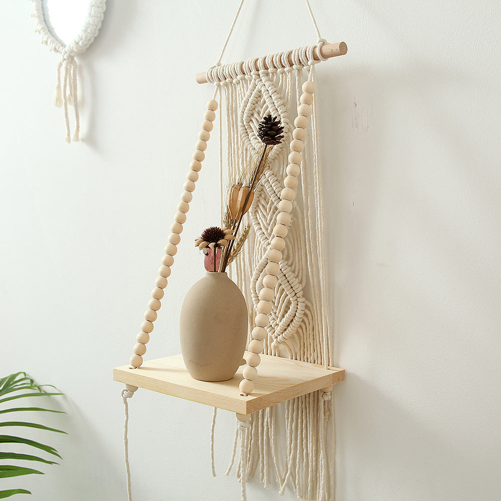 Decorative Macramé Swing Shelf