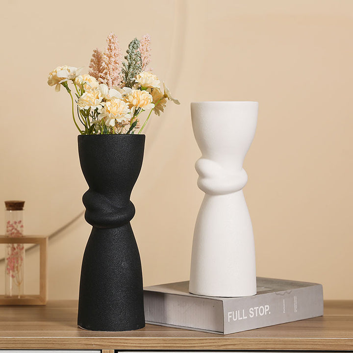 Elegant and contemporary ceramic vase