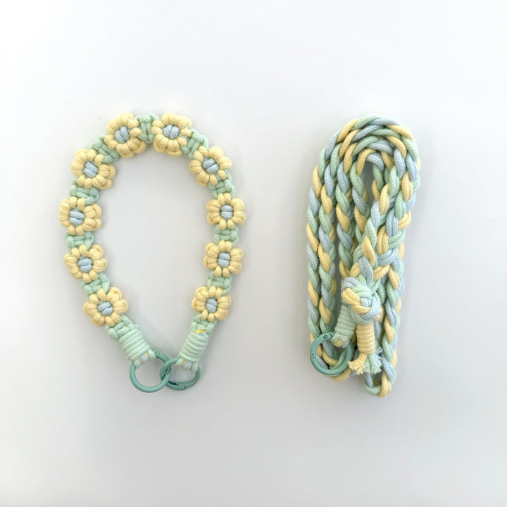 Macrame Dog Leash Holder