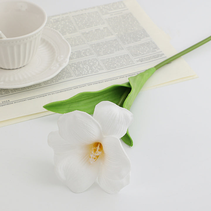 Artificial orchid flower branch with realistic details